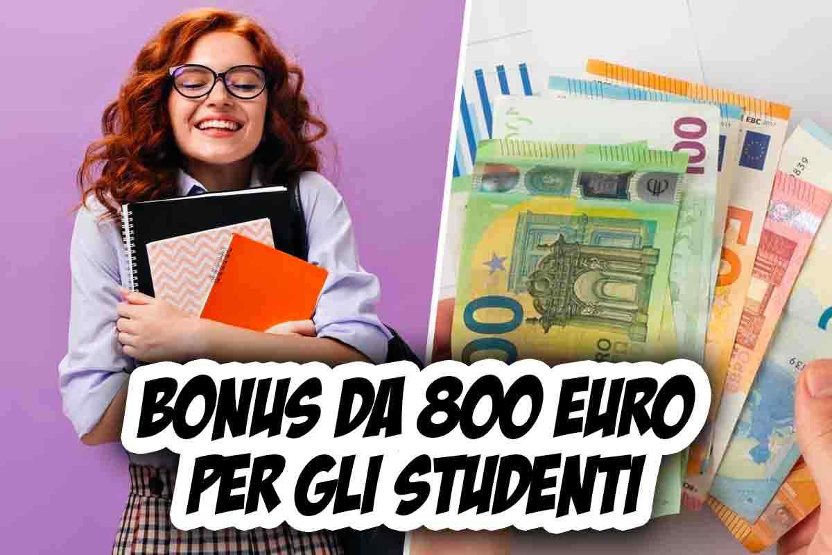 Bonus scuola studenti da 800 euro