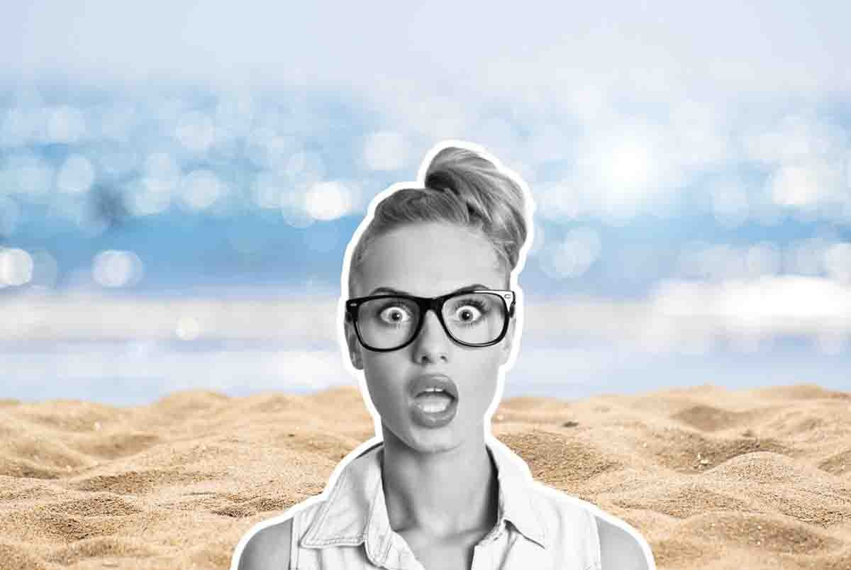 Stai attento se la incontri sulla spiaggia