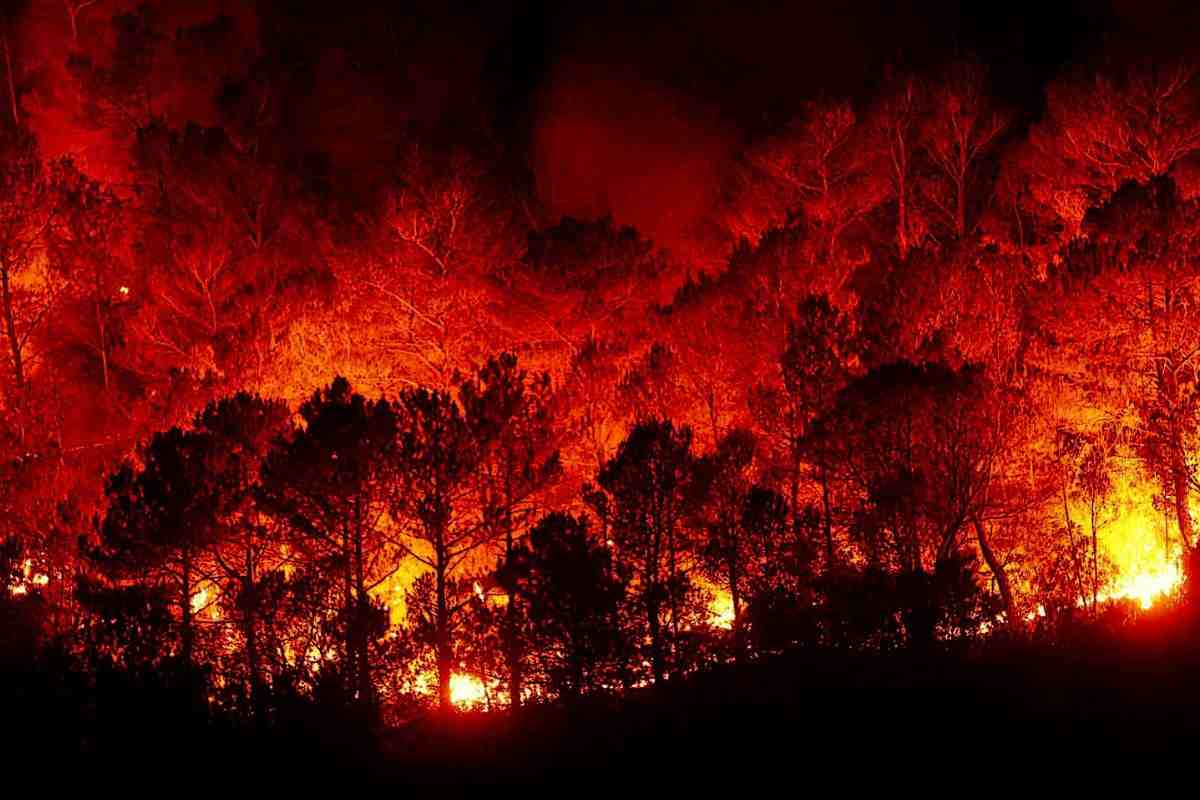 incendio Discarica abusiva Roma