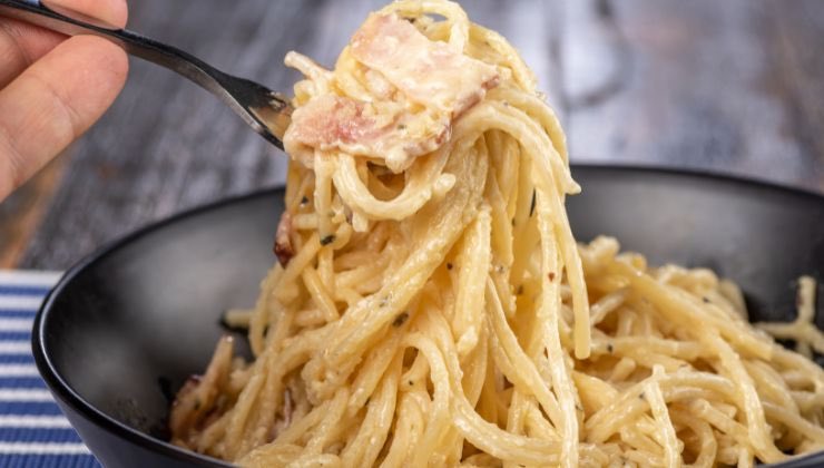 la ricetta corretta della carbonara