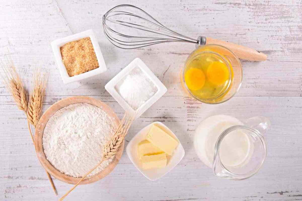 ingredienti per impasto torta Bertolina