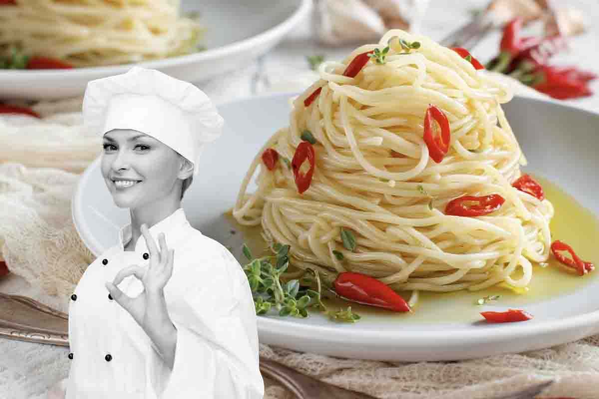 segreto pasta aglio, olio e peperoncino