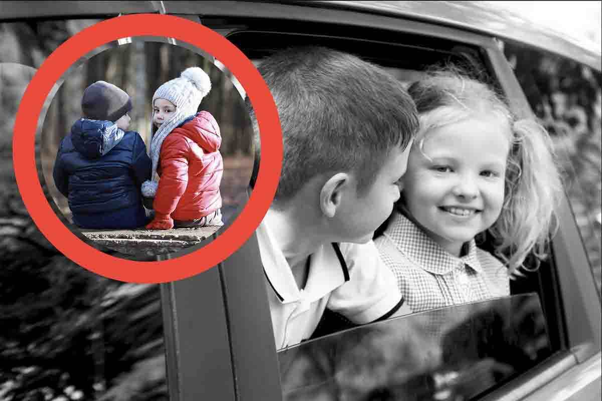 bambini togliere cappotto bambino auto