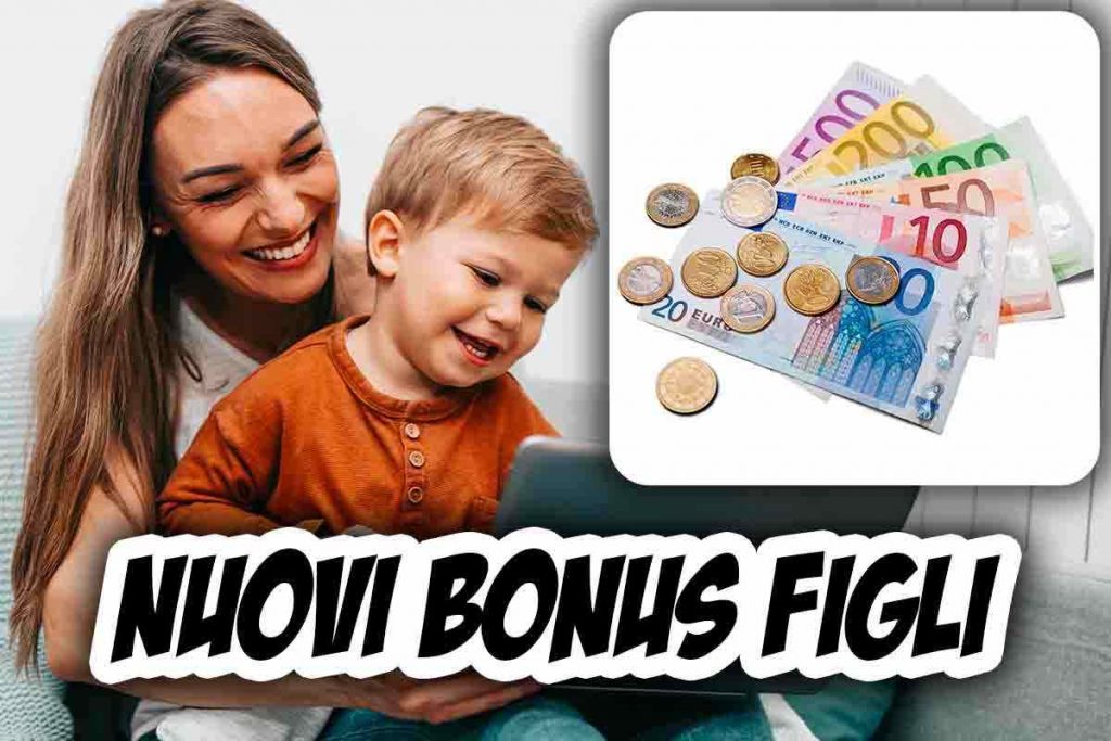 bonus figli soldi per le famiglie