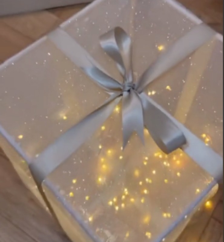 Pacchi regalo decorativi e luminosi fai da te