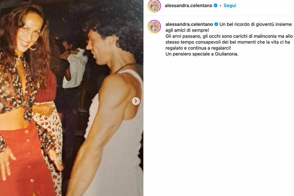 alessandra celentano stupisce abbigliamento 