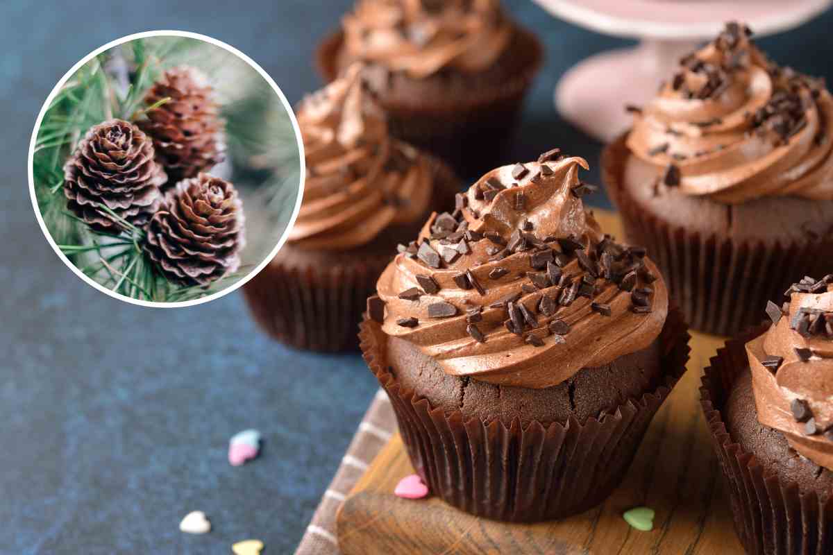 cupcake irresistibili a forma di pigna