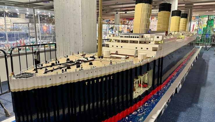 Titanic con Lego 
