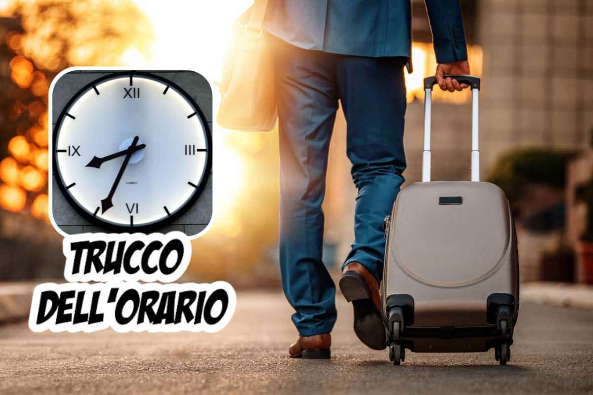 Trucco dell'orario per pagare poco quando si viaggia